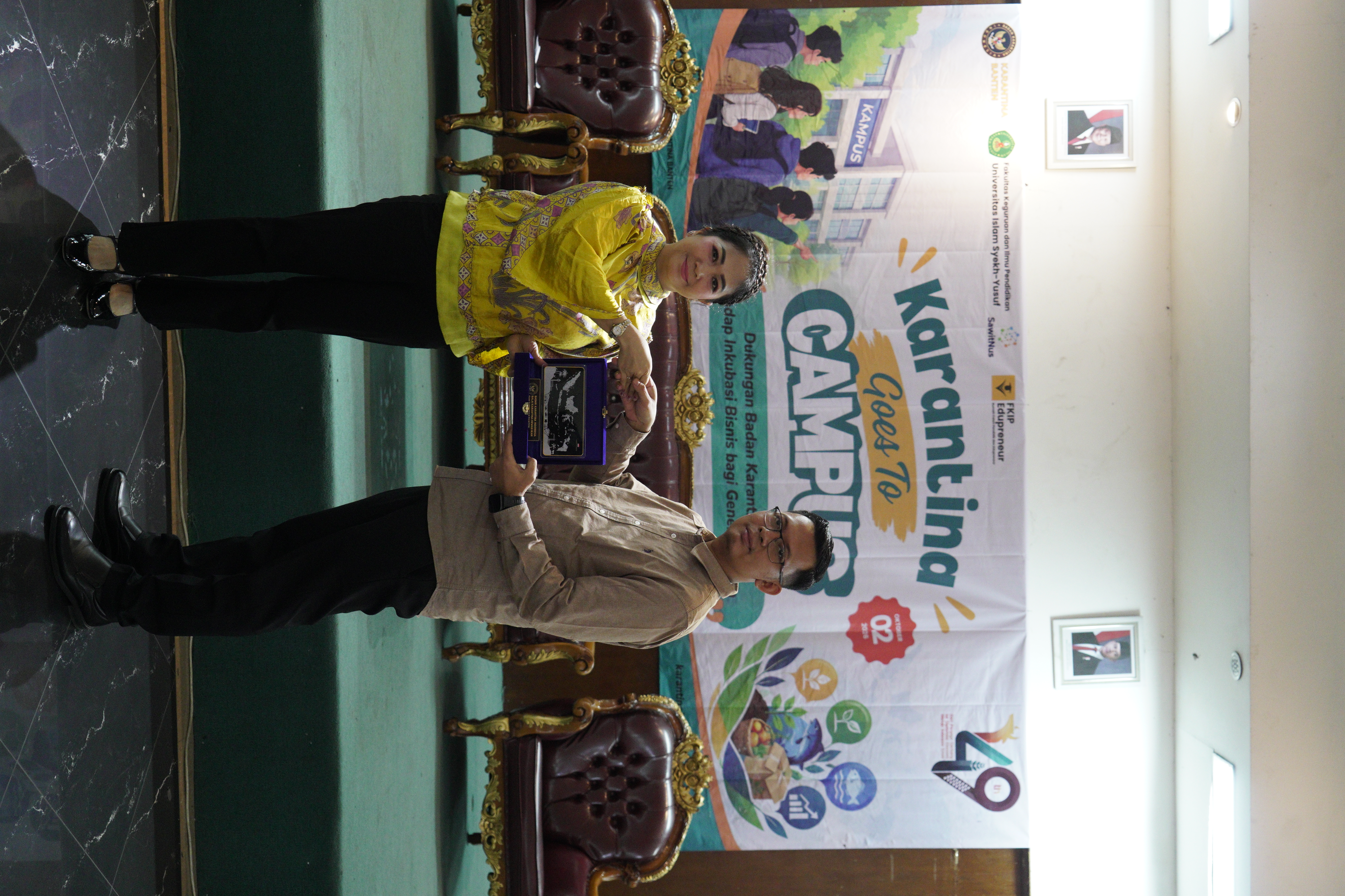 Sesi materi Karantina Goes to Campus