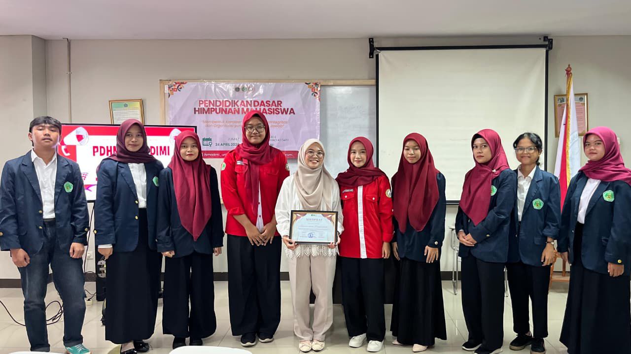 PDHM HIMADIMI FKIP UNIS Bekali Mahasiswa dengan Dasar Organisasi dan Kepemimpinan Berintegritas