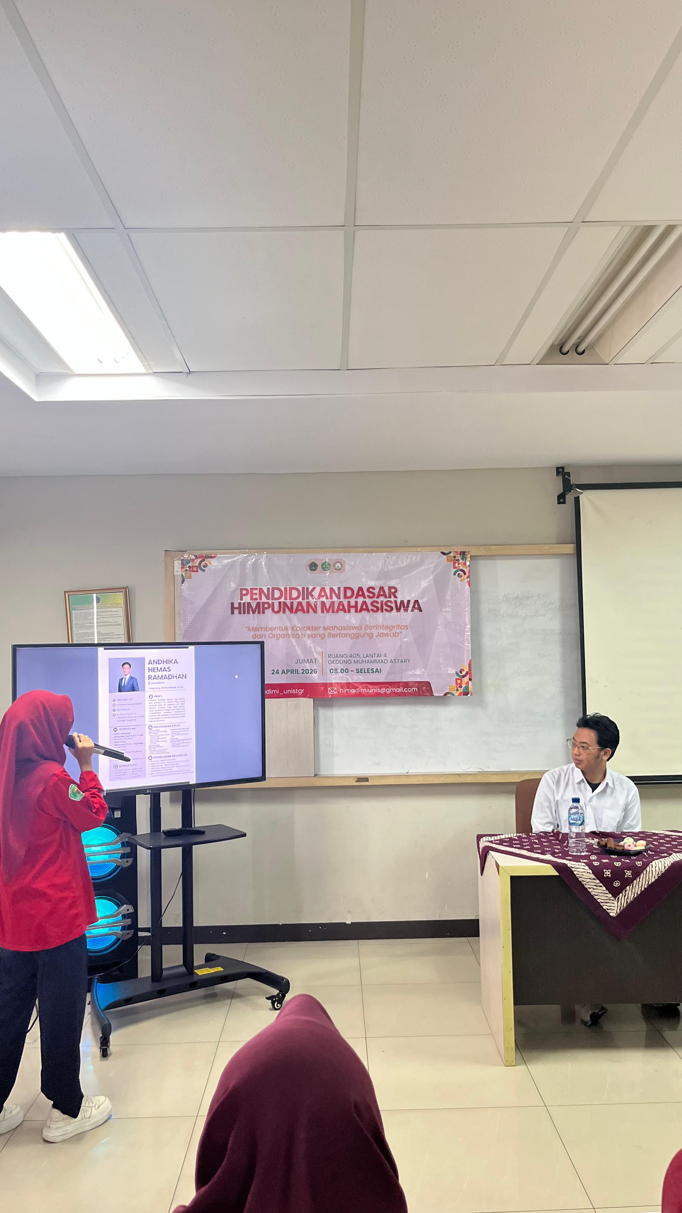 PDHM HIMADIMI FKIP UNIS Bekali Mahasiswa dengan Dasar Organisasi dan Kepemimpinan Berintegritas