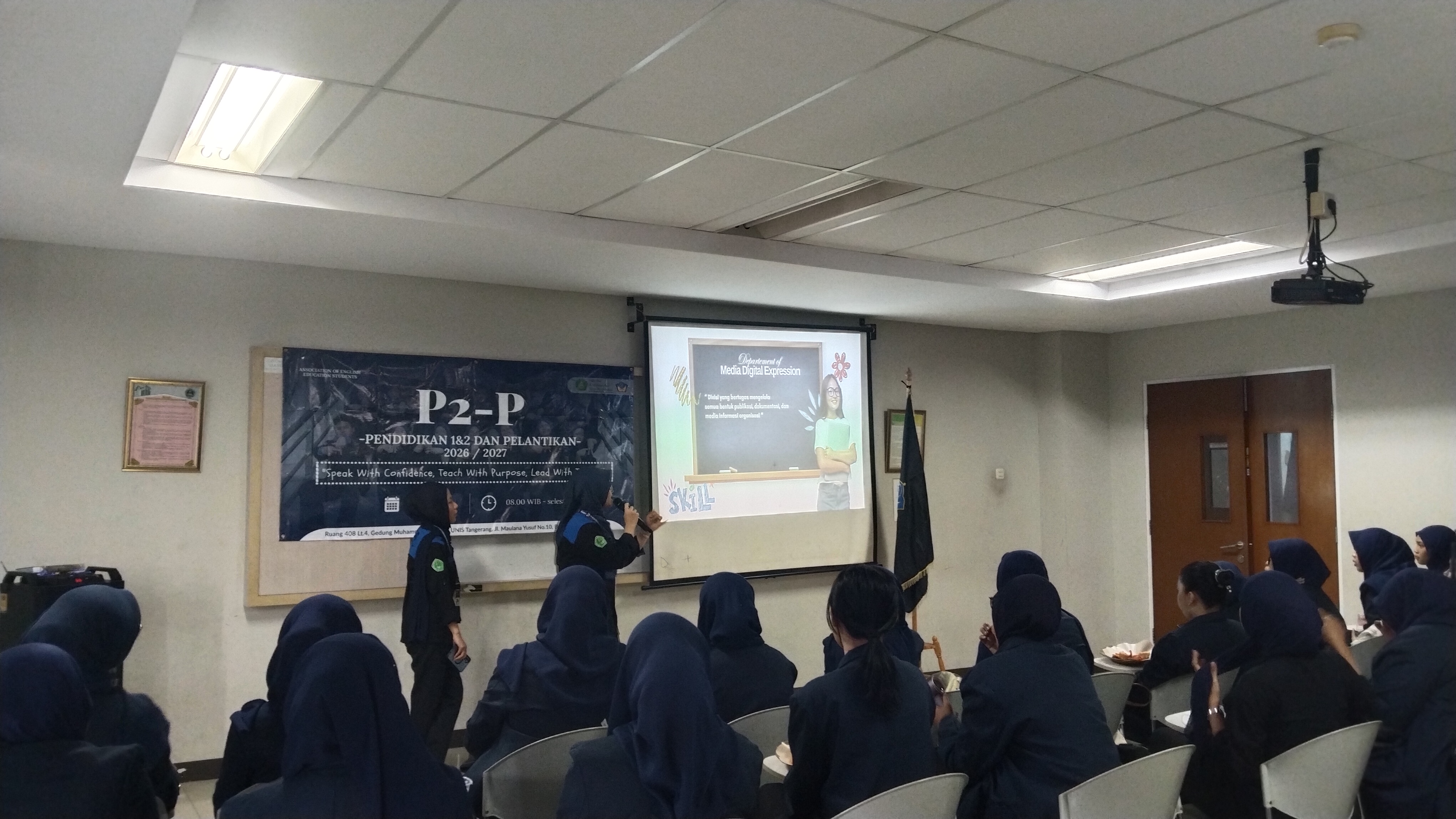 AEES FKIP UNIS Gelar P2-P dan Pelantikan, Siapkan Generasi Pemimpin Pendidikan Bahasa Inggris