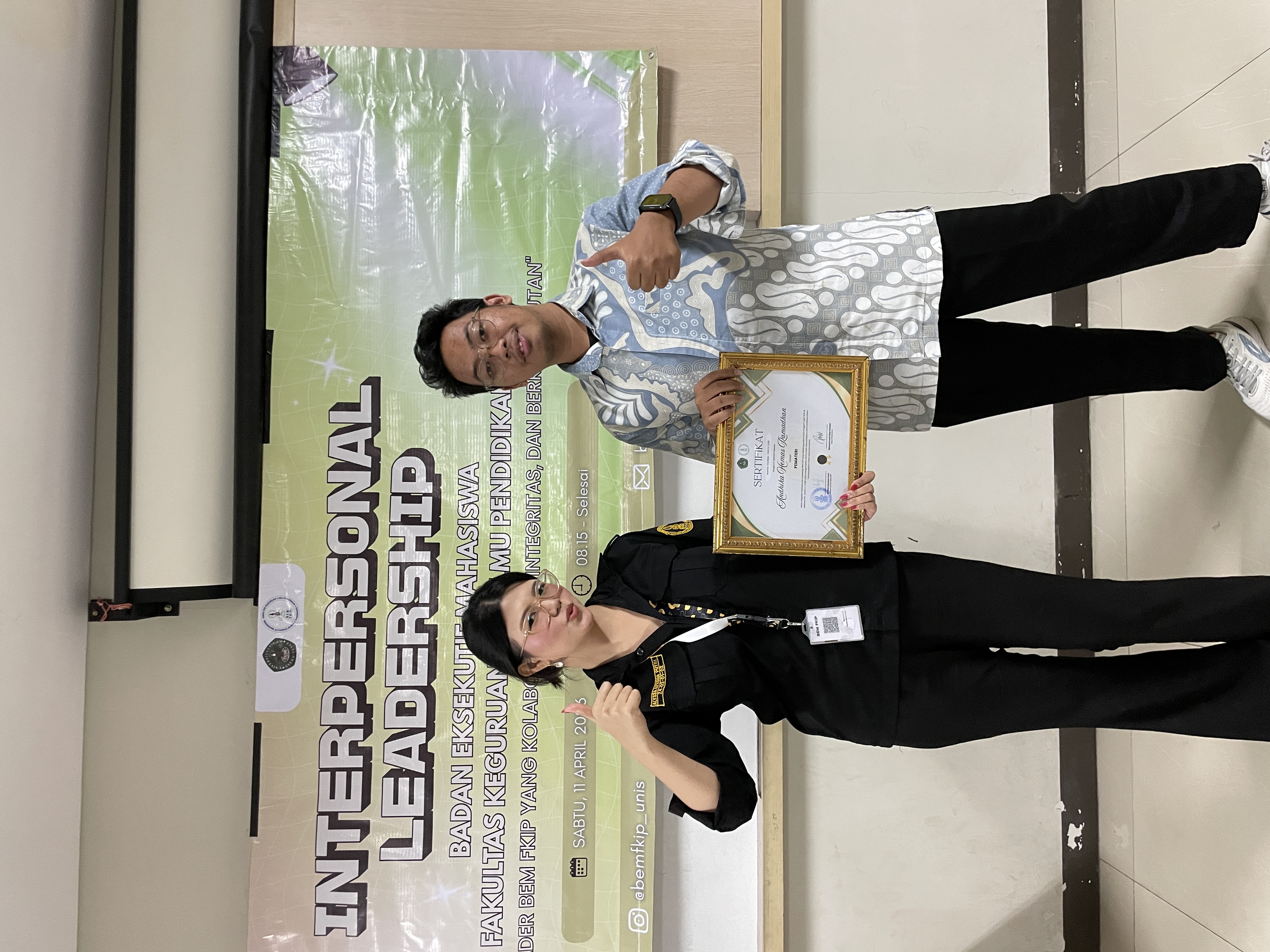 BEM FKIP UNIS Perkuat Kepemimpinan Mahasiswa melalui Interpersonal Leadership