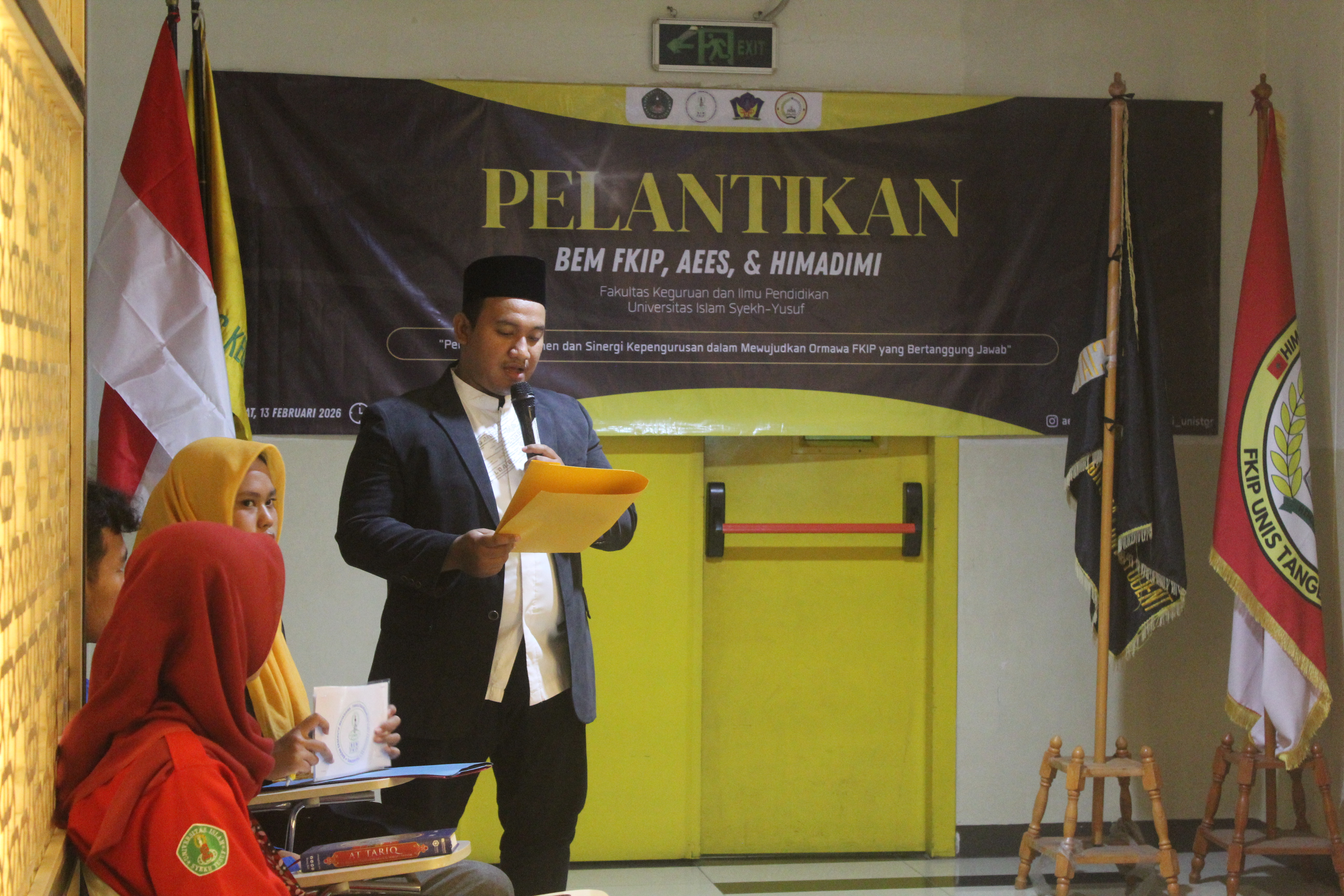 Rangkaian resmi pelantikan
