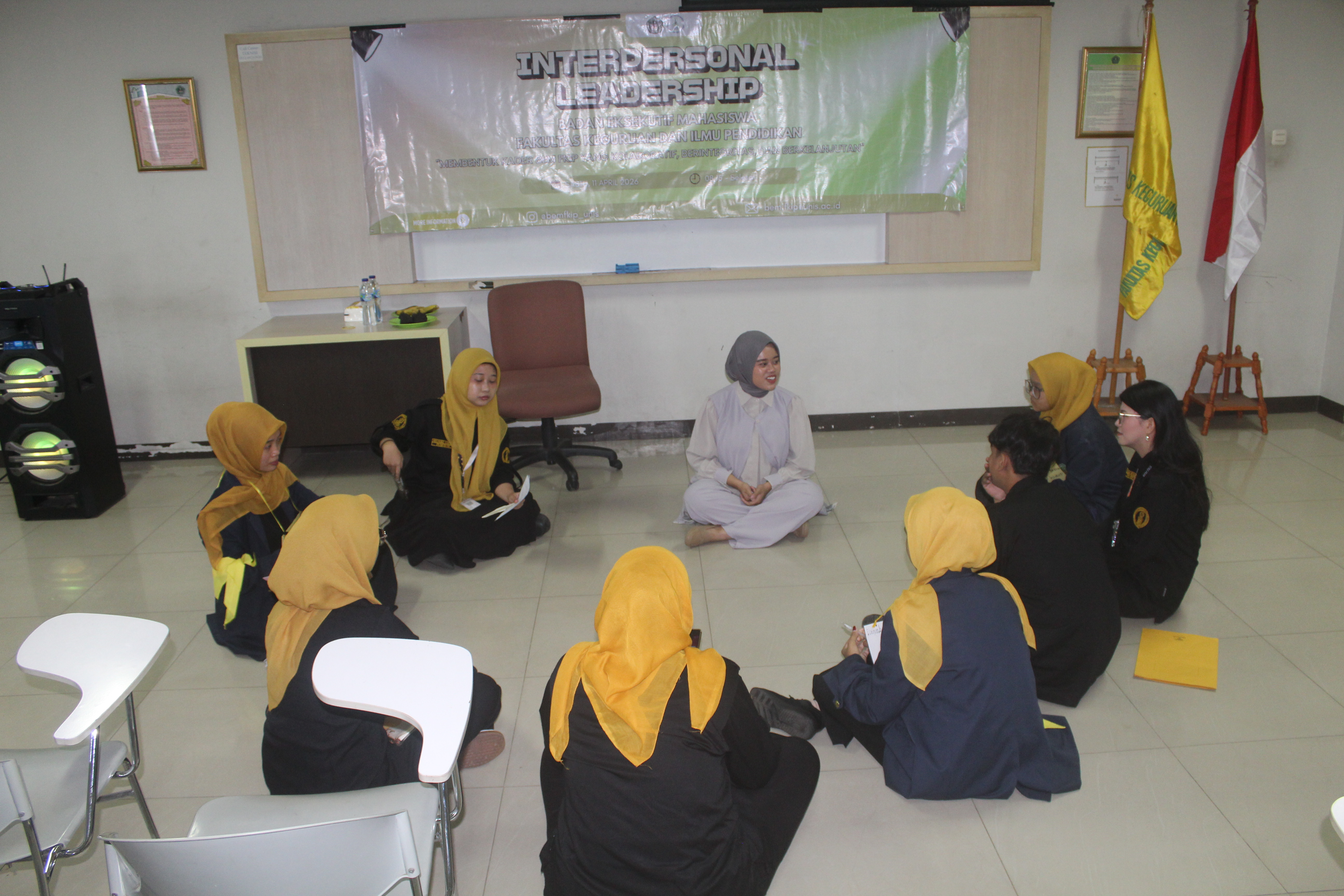 BEM FKIP UNIS Perkuat Kepemimpinan Mahasiswa melalui Interpersonal Leadership