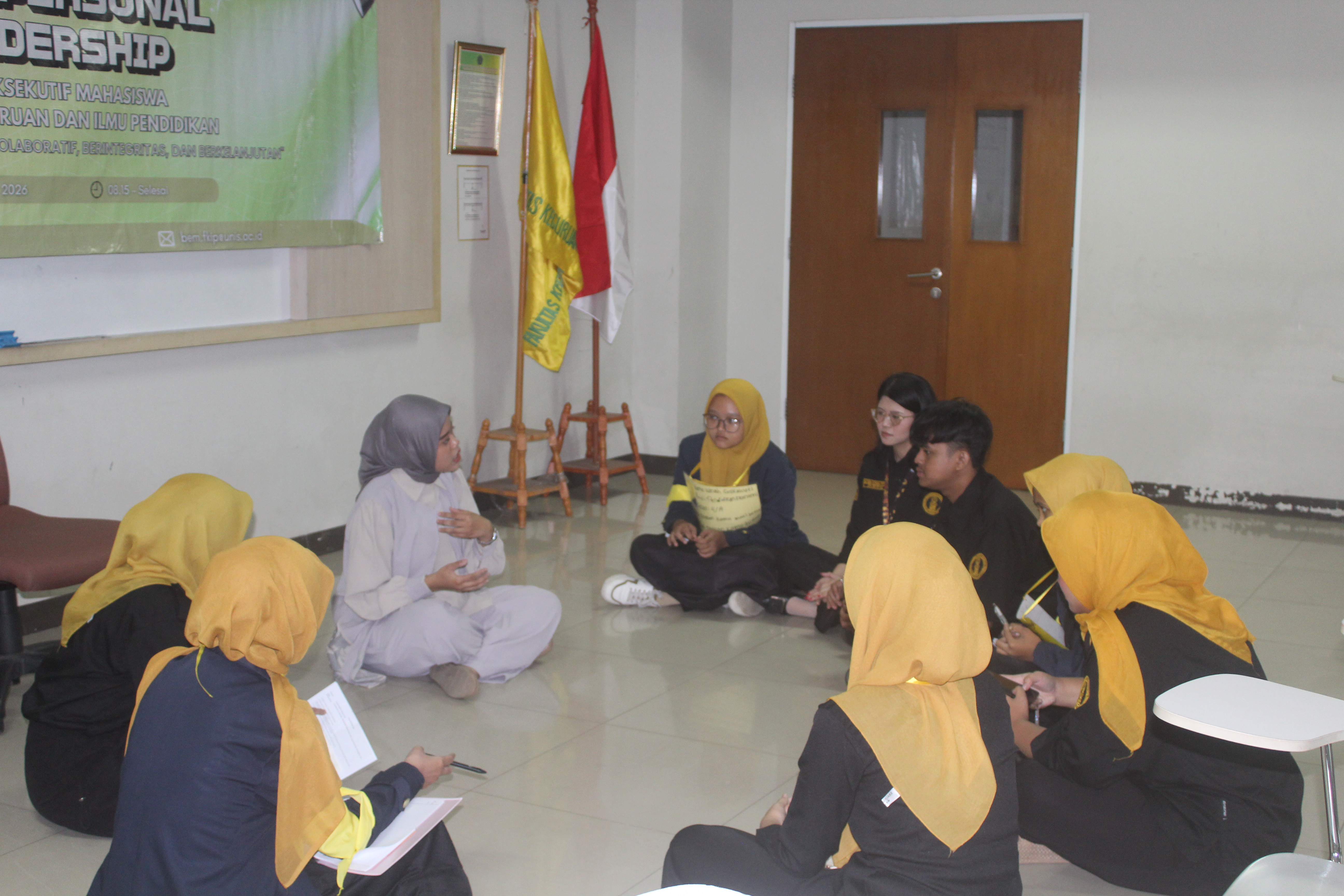 BEM FKIP UNIS Perkuat Kepemimpinan Mahasiswa melalui Interpersonal Leadership