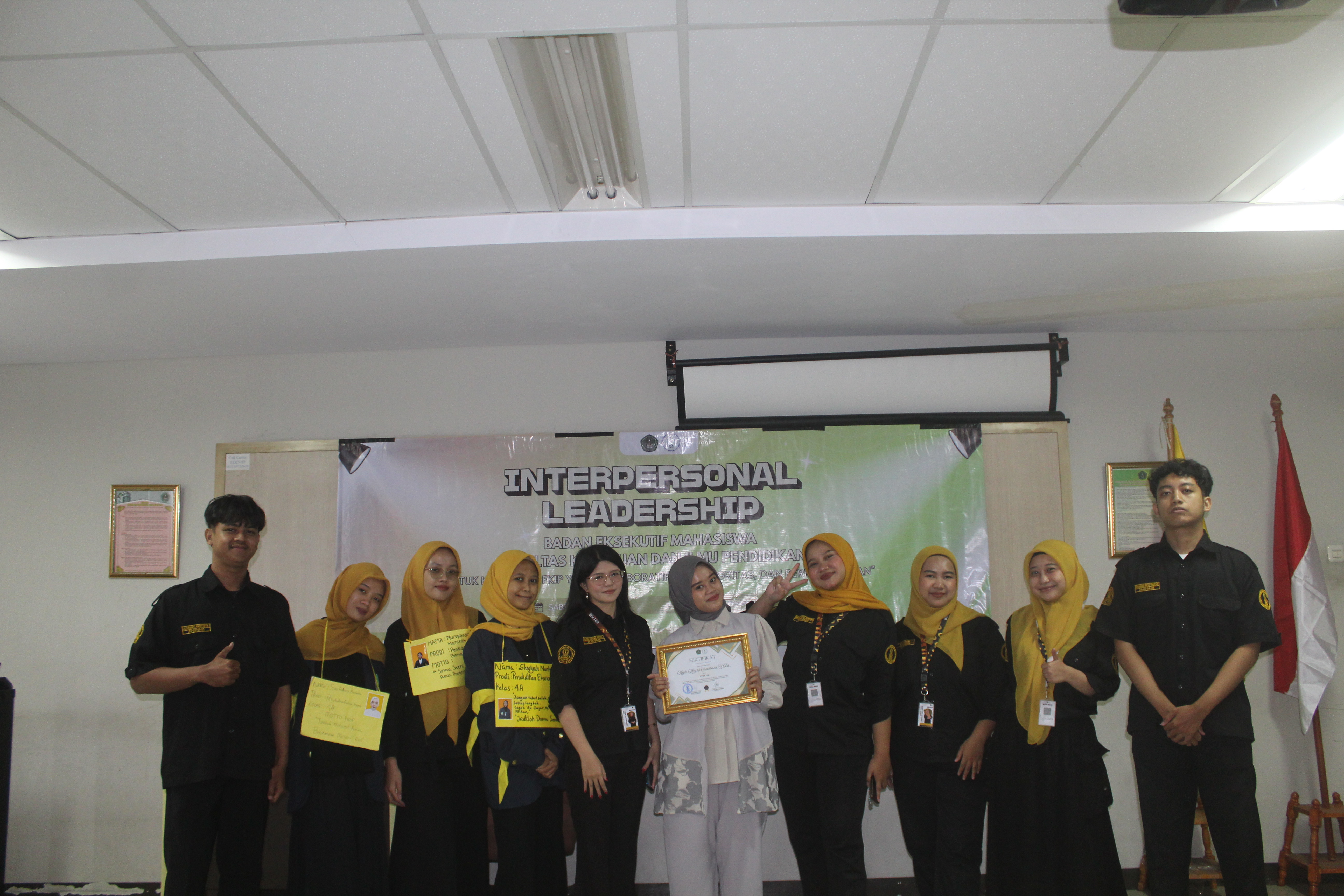 BEM FKIP UNIS Perkuat Kepemimpinan Mahasiswa melalui Interpersonal Leadership