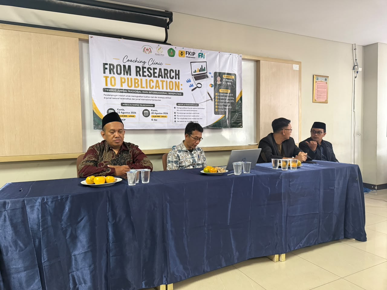 FKIP dan FAI UNIS Gandeng KOMEN dan Bidara Press, Dorong Dosen Tembus Jurnal Bereputasi
