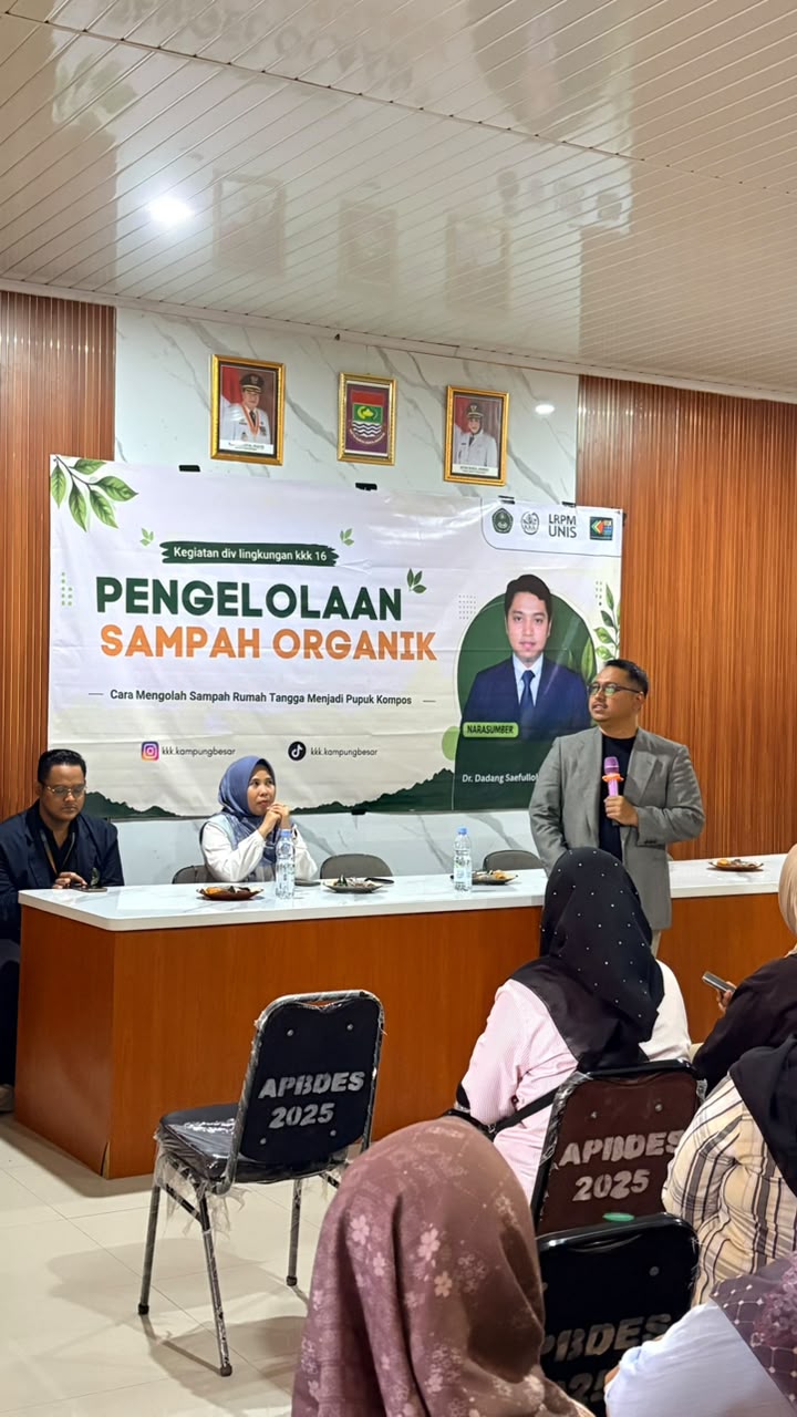 Implementasi SDGs Desa, Dosen FKIP UNIS Dampingi Kader PKK Olah Sampah Jadi Bernilai Ekonomi