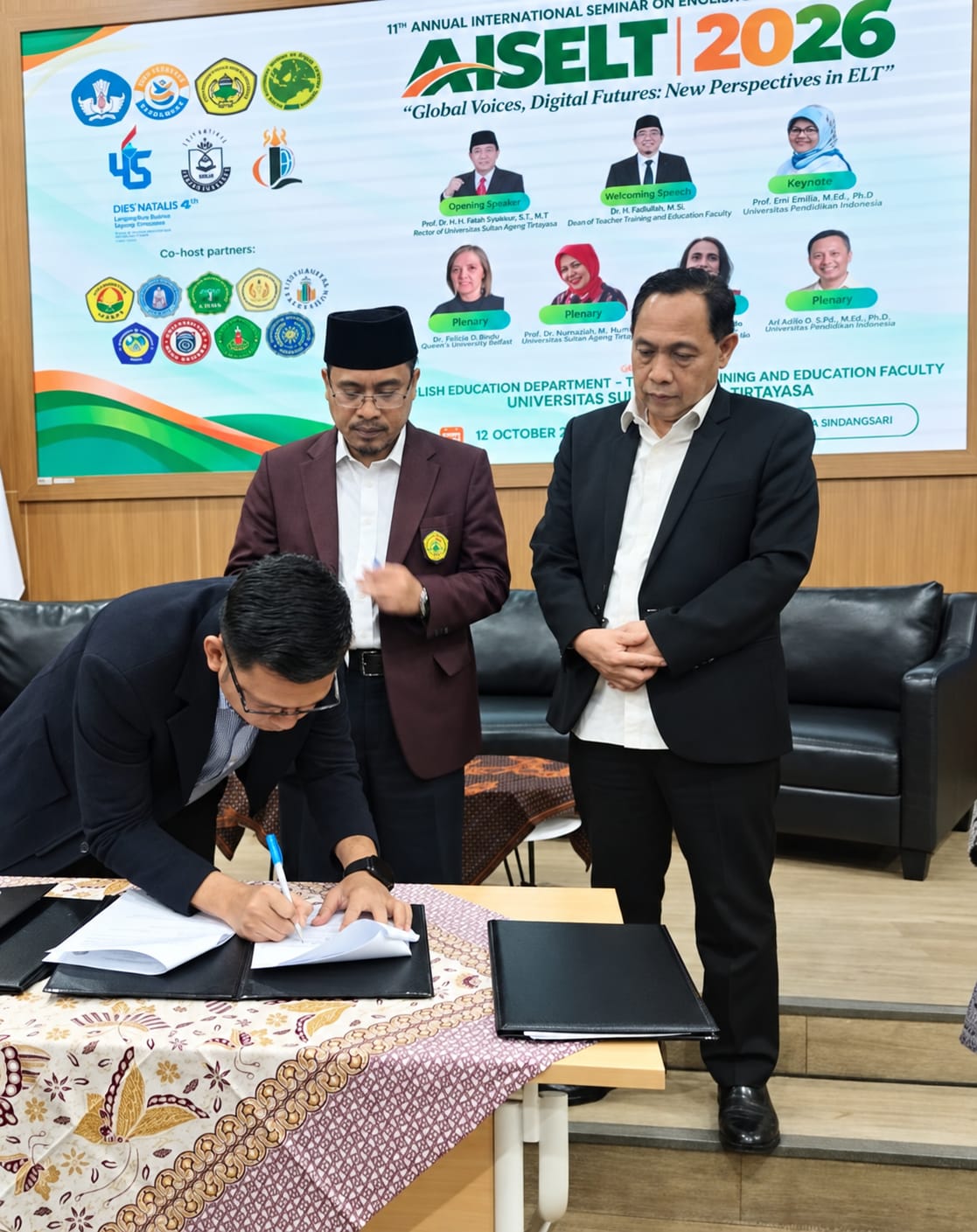 Tim FKIP UNIS pada AISELT 2026