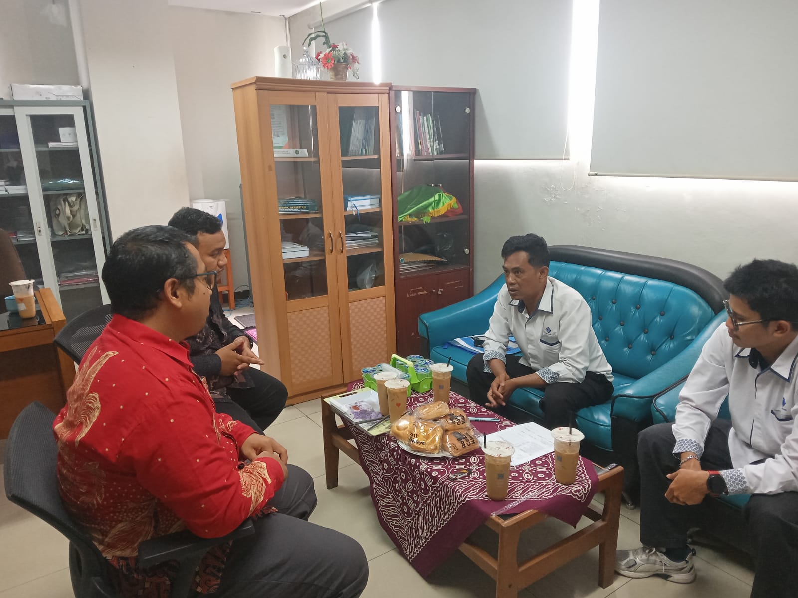 Pembahasan lebih lanjut antara perwakilan FKIP UNIS dan BBPVP Serang