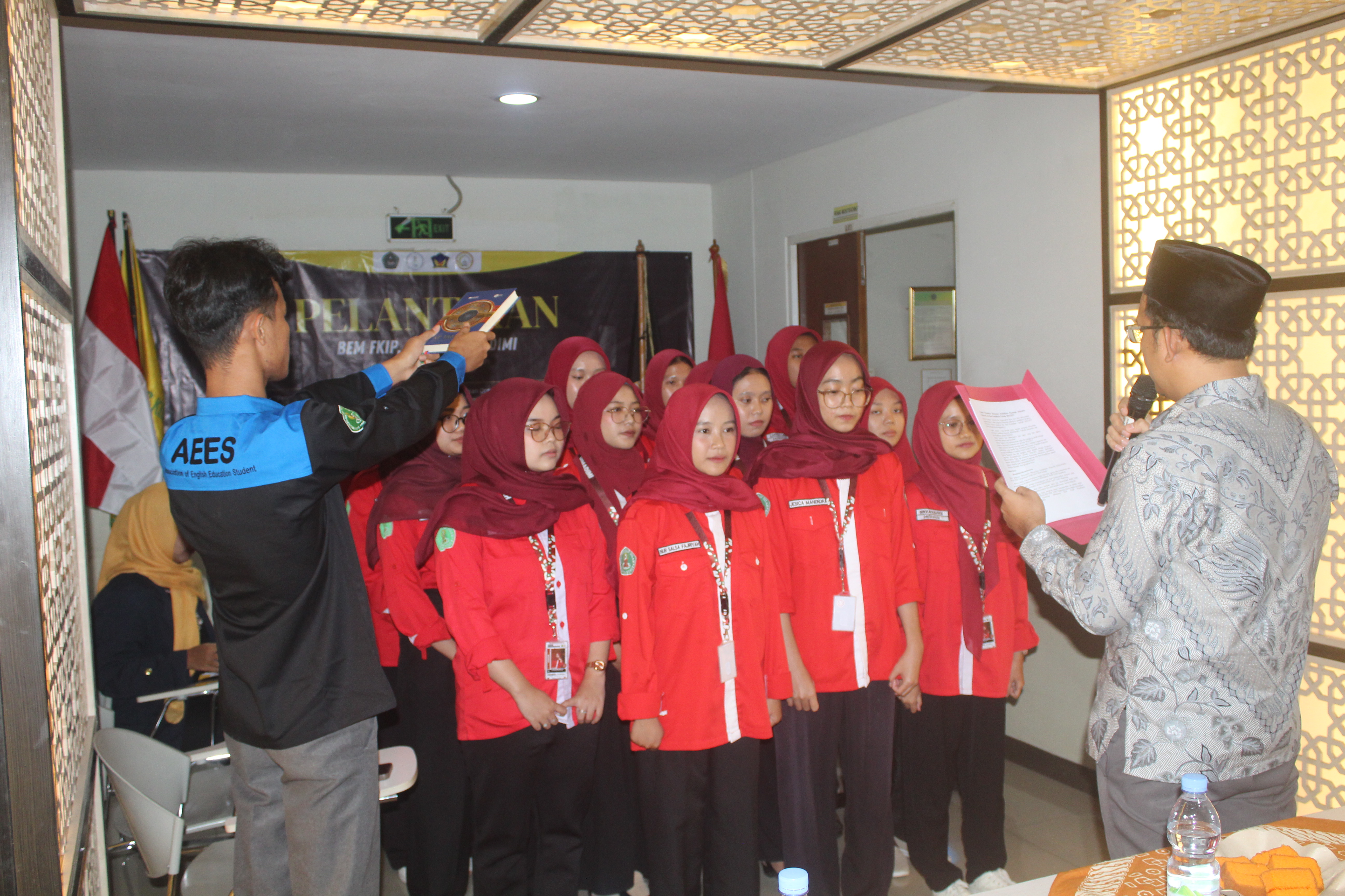 Sumpah pengurus HIMADIMI FKIP UNIS