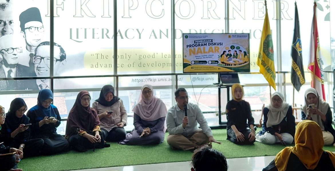 FKIP UNIS Buka Pojok Diskusi melalui Program NALAR, Dorong Mahasiswa Berpikir Kritis dan Solutif