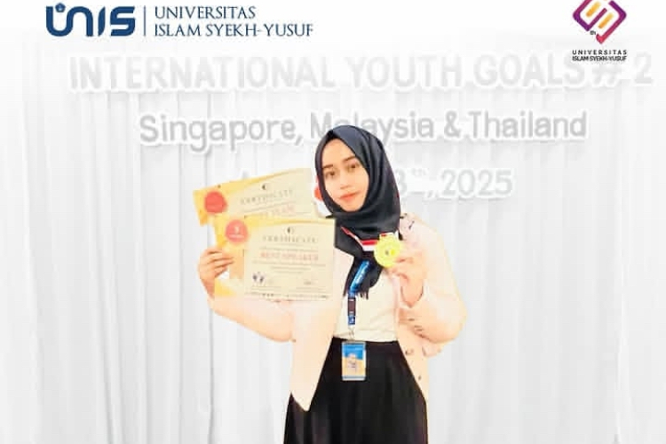 Mahasiswa Pendidikan Bahasa Inggris FKIP UNIS Raih Juara 3 Pembicara Terbaik di International Youth Goals Chapter 2